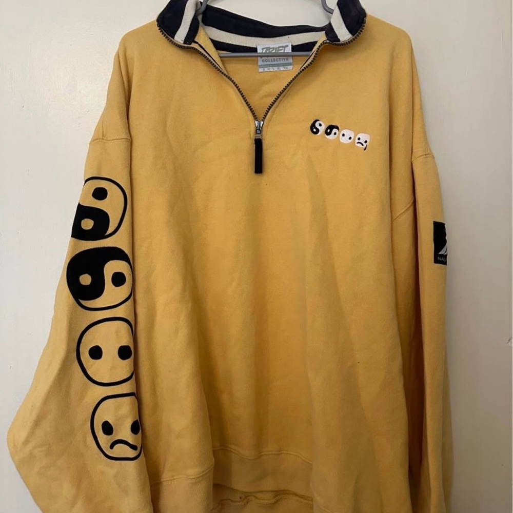 Yellow Half-Zip Sweater